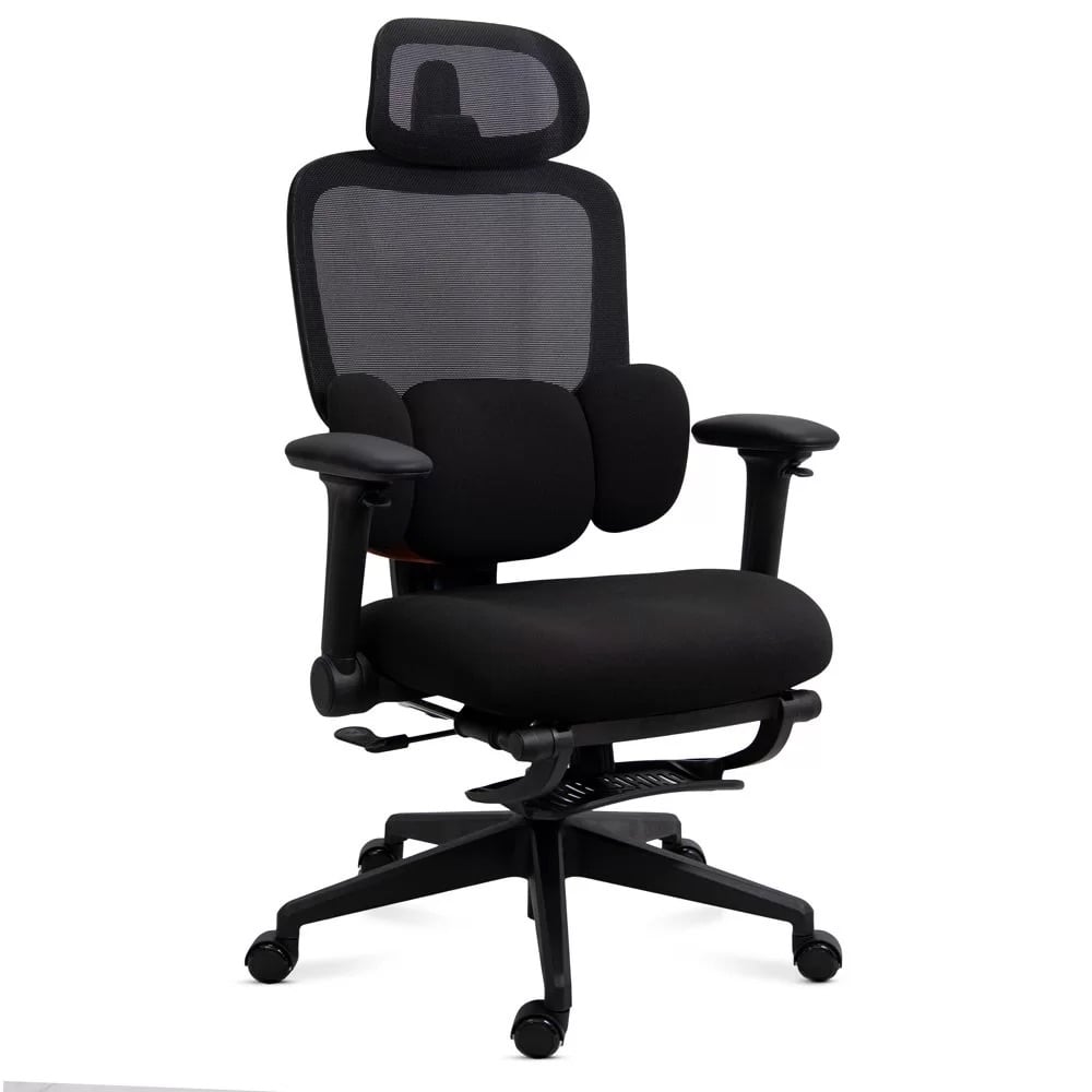Scaun ergonomic SYYT 9523 negru din mesh pentru birou